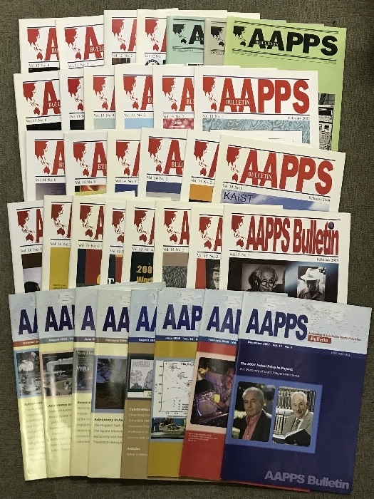 洋書 AAPPS BULLETIN まとめて 35冊 セット 1994年～2009年 Association of Asia Pacific Physical Sosieties アジア太平洋物理学会連合