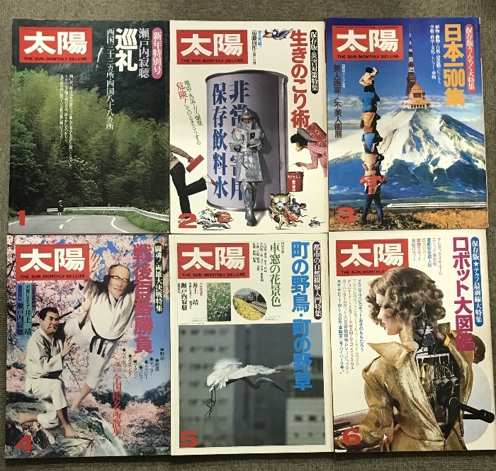 7 太陽 1981年1月号～1983年6月号+臨時増刊号 まとめて 31冊 セット 平凡社_画像2