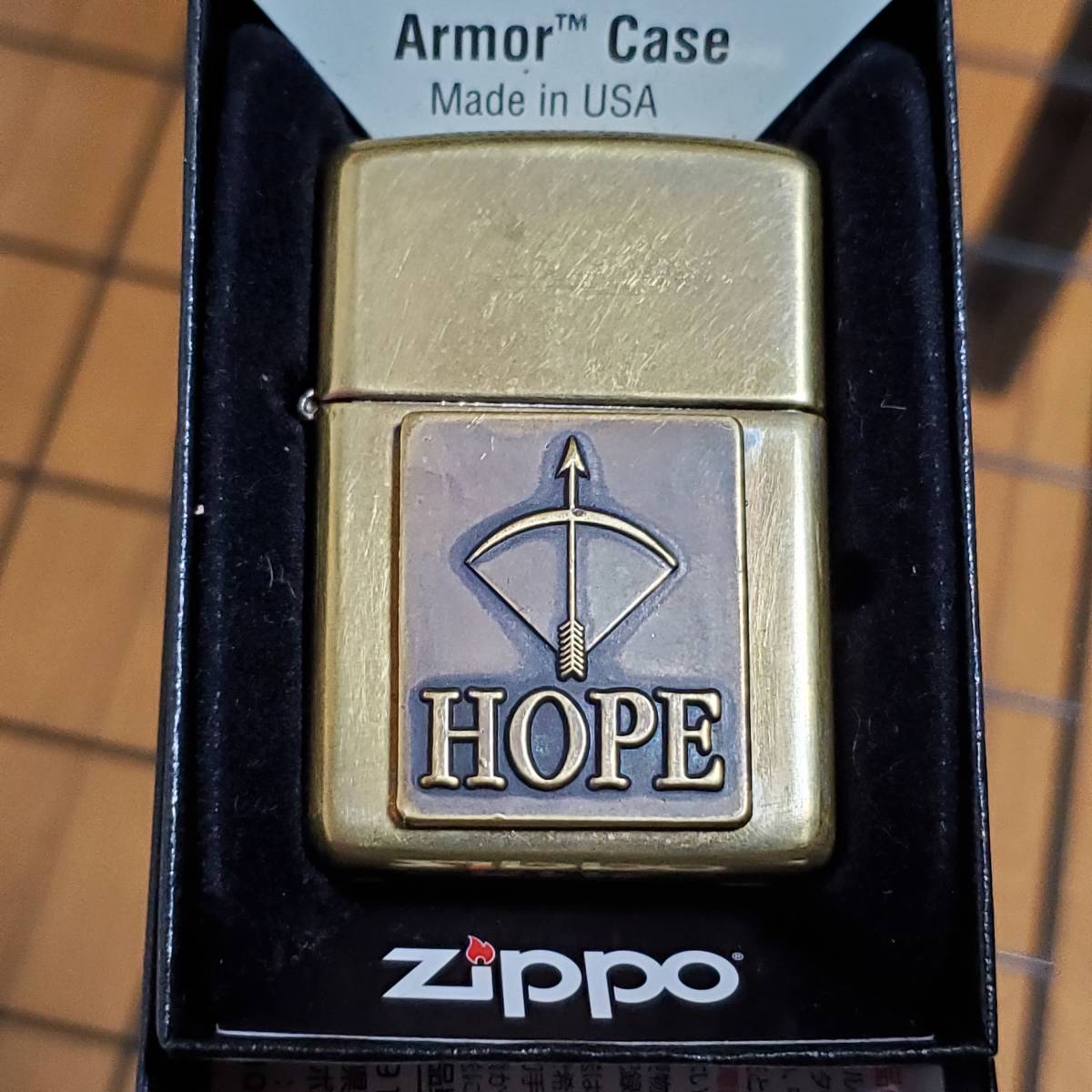 ＃131【中古品】2018年★YouTube動画有★チューニングZippo★169SOLIDBRASS★Zippo Armor Case★ジッポアーマーケース★HOPE_画像2