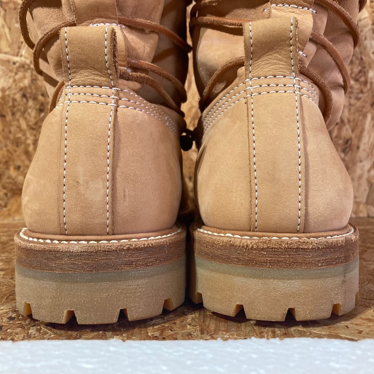 Hender Scheme not army boots 5 ブーツ エンダー スキーマ レザー ヌメ革