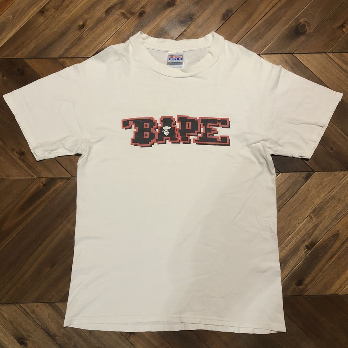 お試し価格！】 vintage hanes Tシャツ APE BATHING A エイプ BAPE tee