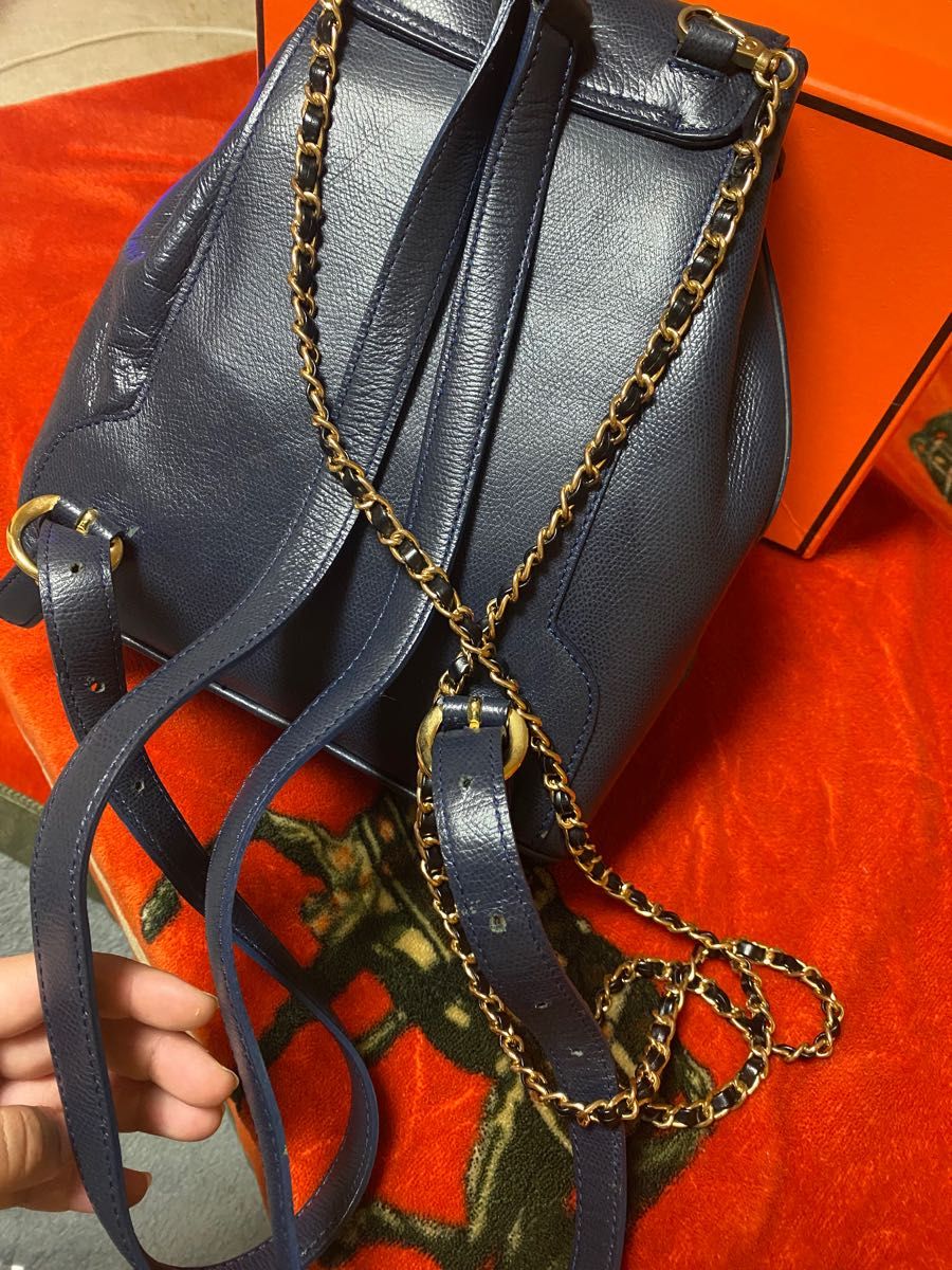 ヘンリーハイクラス リュック チェーンショルダーバッグ エルメス
