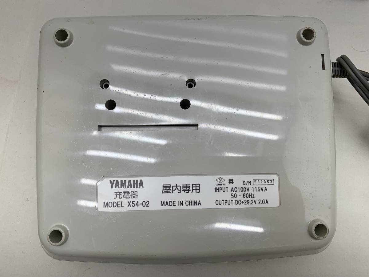 ヤマハ/YAMAHA 電動アシスト自転車バッテリー充電器 X54-02 動作品 cの画像2