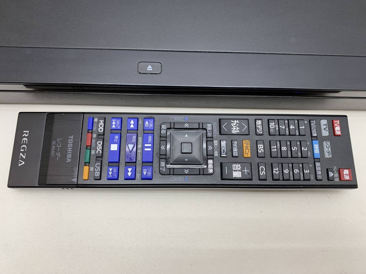  Toshiba REGZA*500GB HDD/BD recorder *DBR-W507* remote control attaching *2016 year 