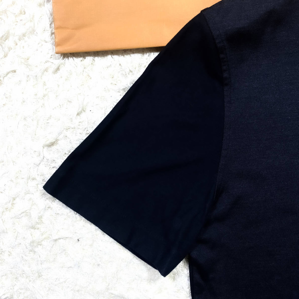 極美品XL.LL~L!LOUIS VUITTON半袖Tシャツ ワンポイント胸ロゴワッペン
