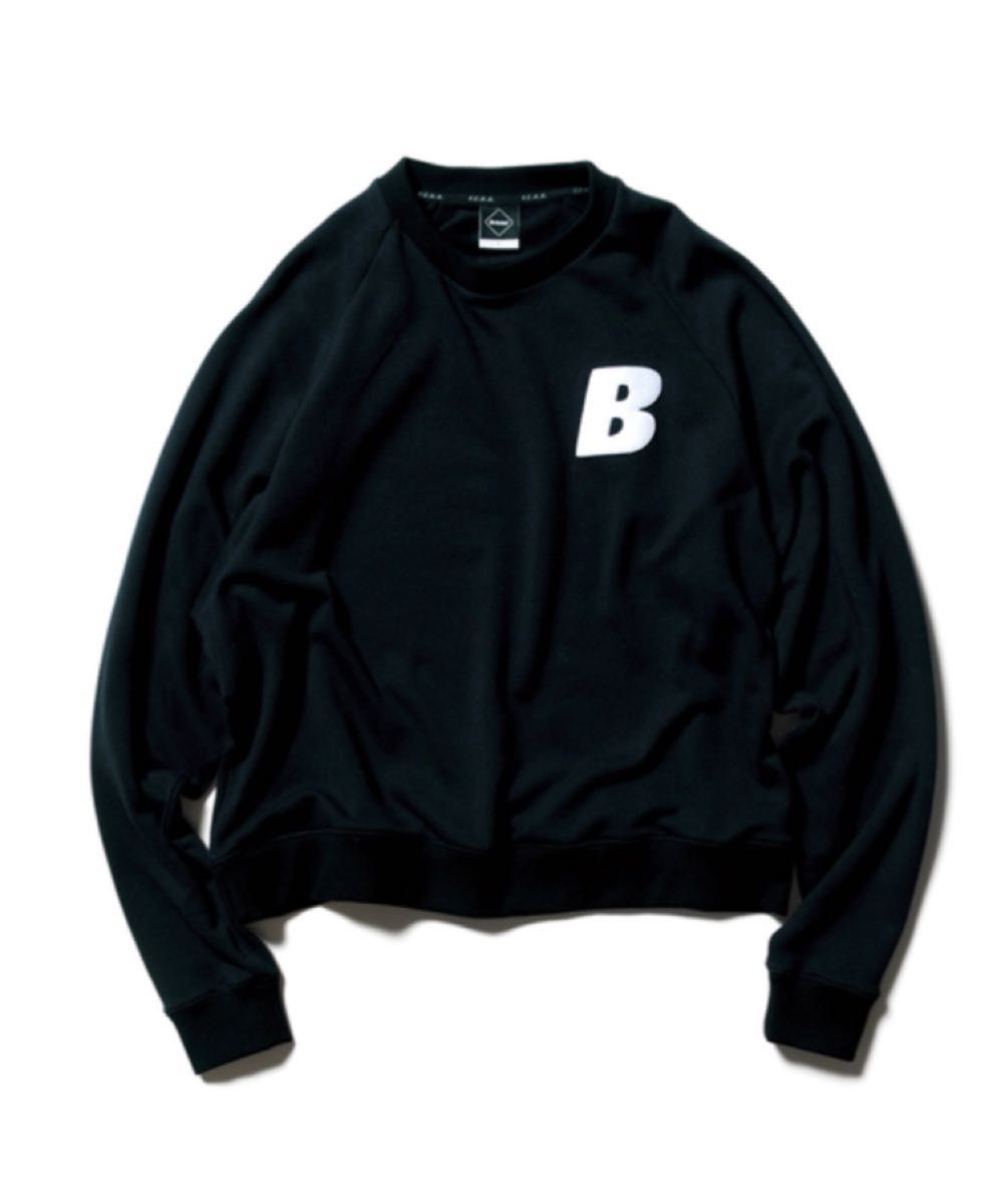 FCRB BIG WIDE CREWNECK SWEAT 　FCRB-200066 ブラック　サイズS