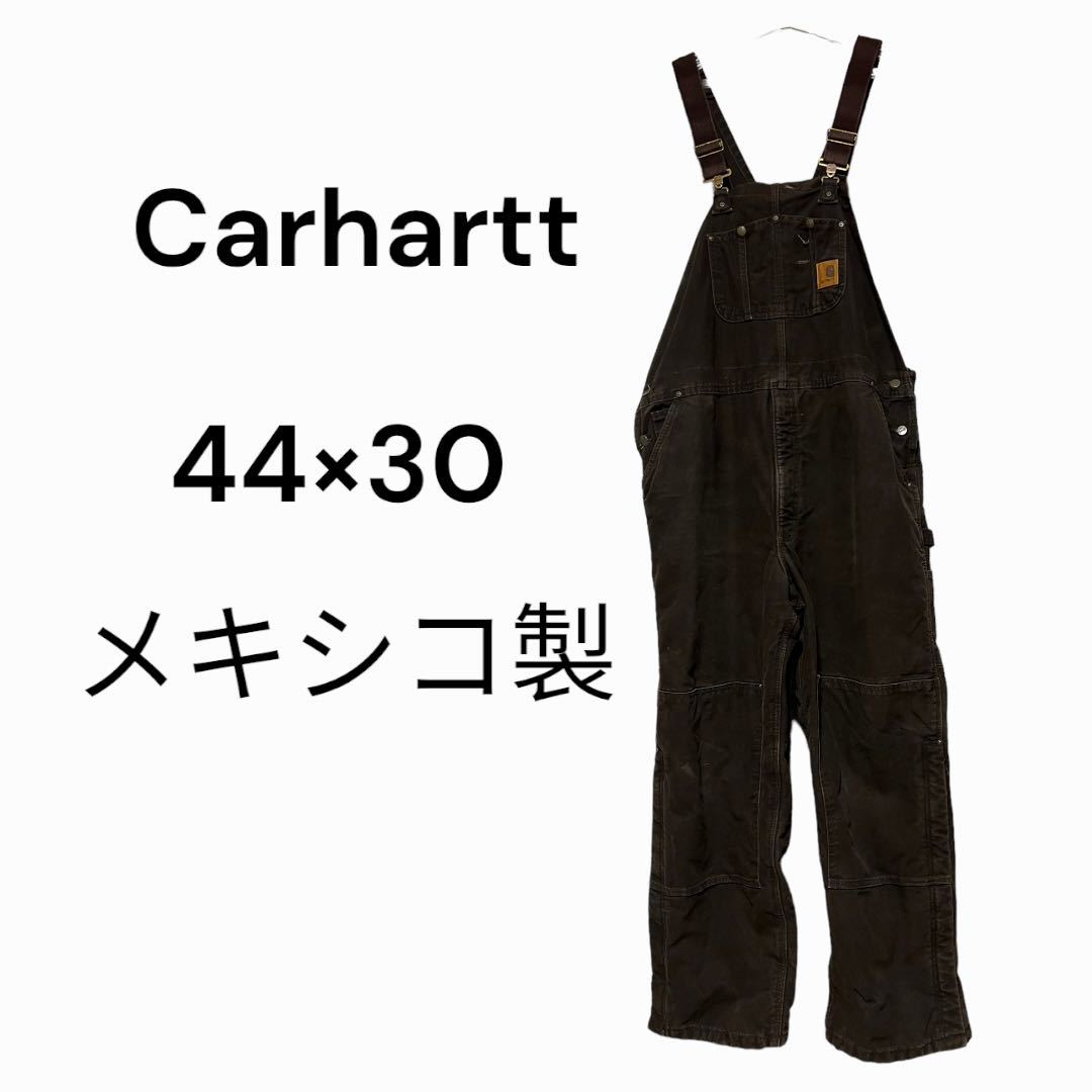 44×30 メキシコ製 カーハート Carhartt オーバーオール 古着｜Yahoo