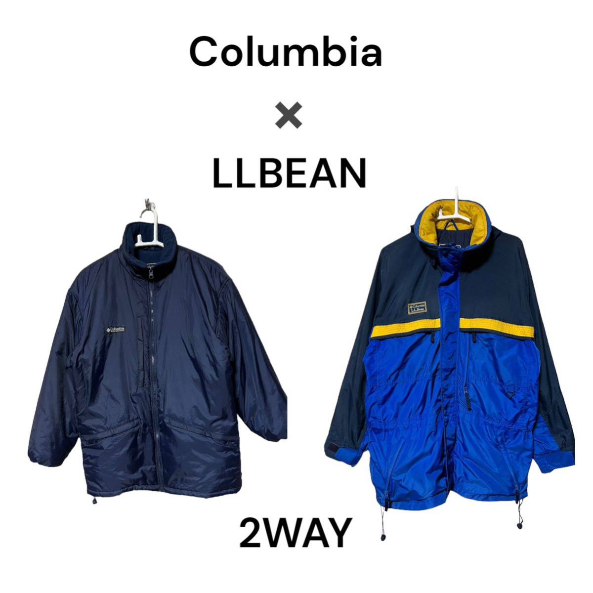 Columbia × L.L.Bean 2WAY マウンテンパーカー　フリース_画像1