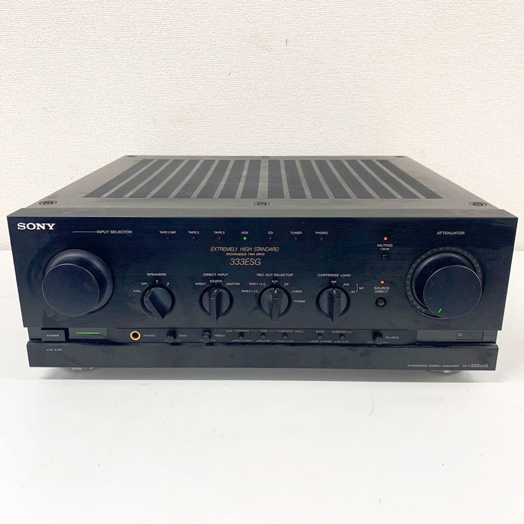 2022人気の 中古 ソニー プリメインアンプ TA-F333ESG SONY 【E-2