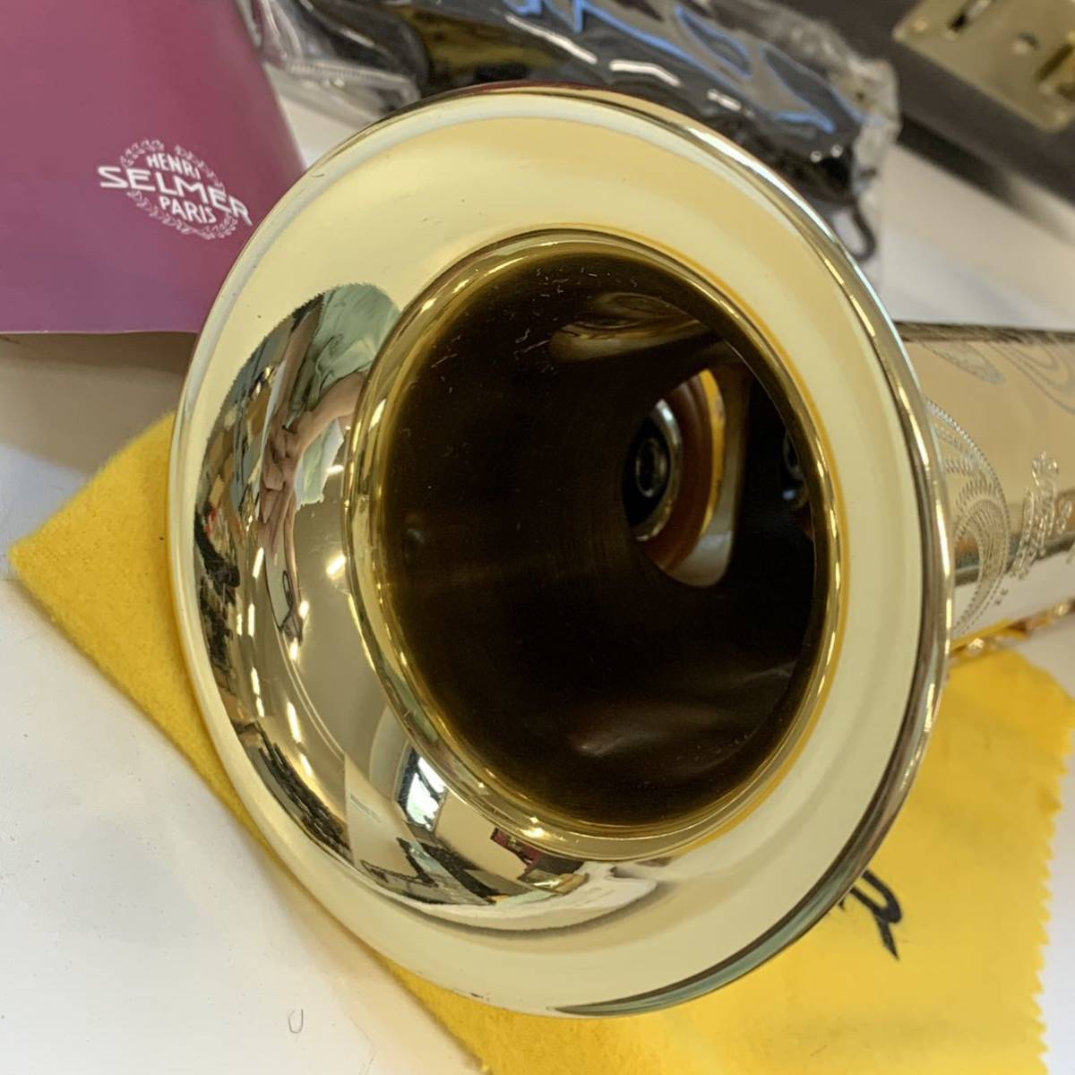 【R5】 SELMER 80 Super Action SERIE Ⅱ ソプラノサックス 刻印あり サックス セルマー 中古管楽器 ハードケース 476723 795-11_画像4