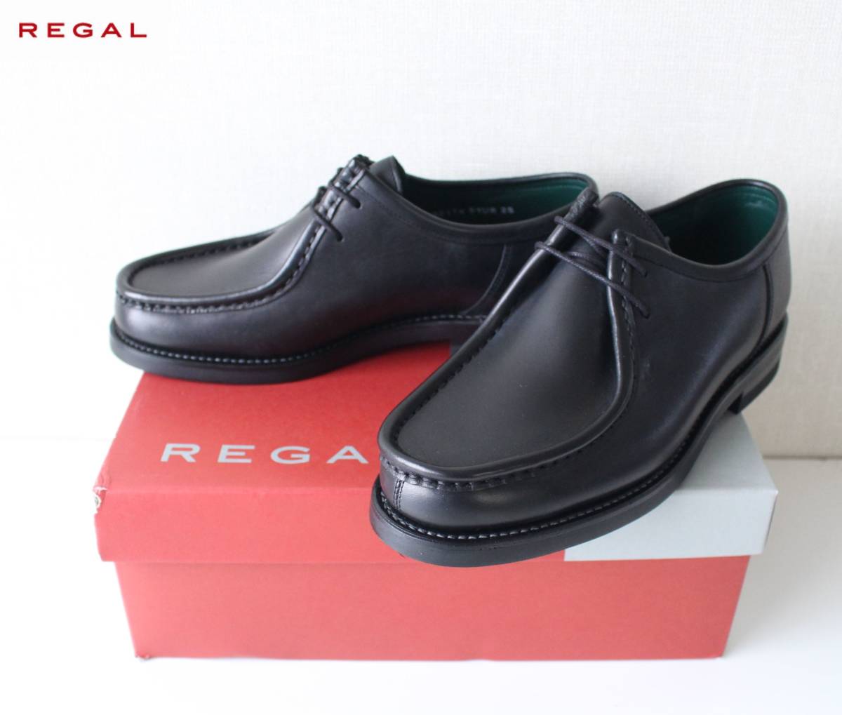 信頼 】牛革 リーガル REGAL 未使用【 レースアップ 箱ダメージ