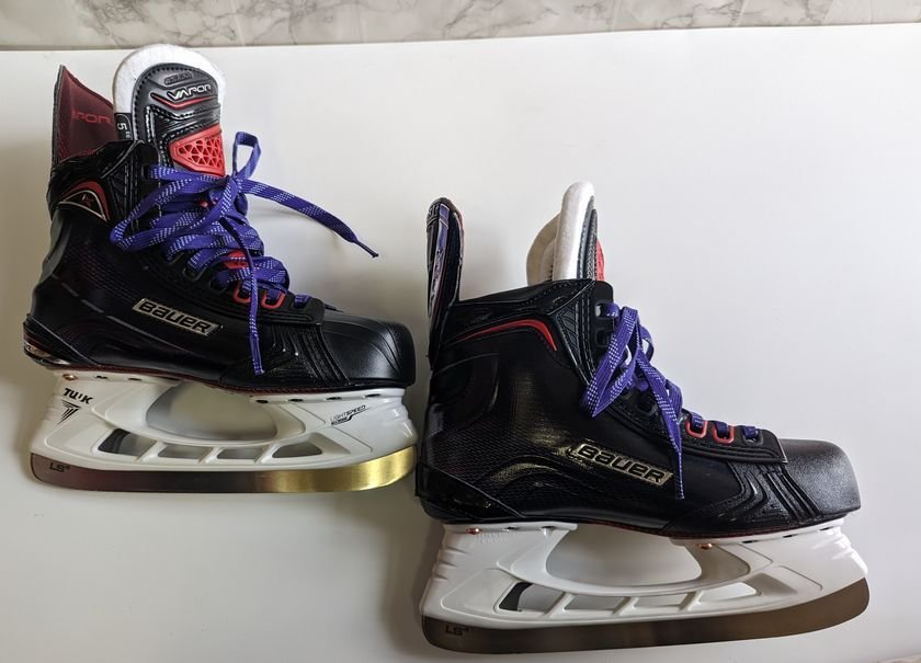 2△1-1338【Bauer】バウアー/VAPOR 1X LS4/アイスホッケー靴/スケート/US6/5EE/25cm相当/店頭引渡可【札幌市/伏見店】_画像2