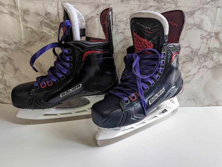 2△1-1338【Bauer】バウアー/VAPOR 1X LS4/アイスホッケー靴/スケート/US6/5EE/25cm相当/店頭引渡可【札幌市/伏見店】_画像1