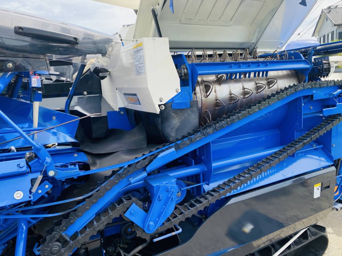 イセキ 高年式 コンバイン HFR450G 360アワー ZAPLW 4条刈 50馬力 スイング＆ズームオーガ デバイダー付 藁結束機付 4PCの画像9