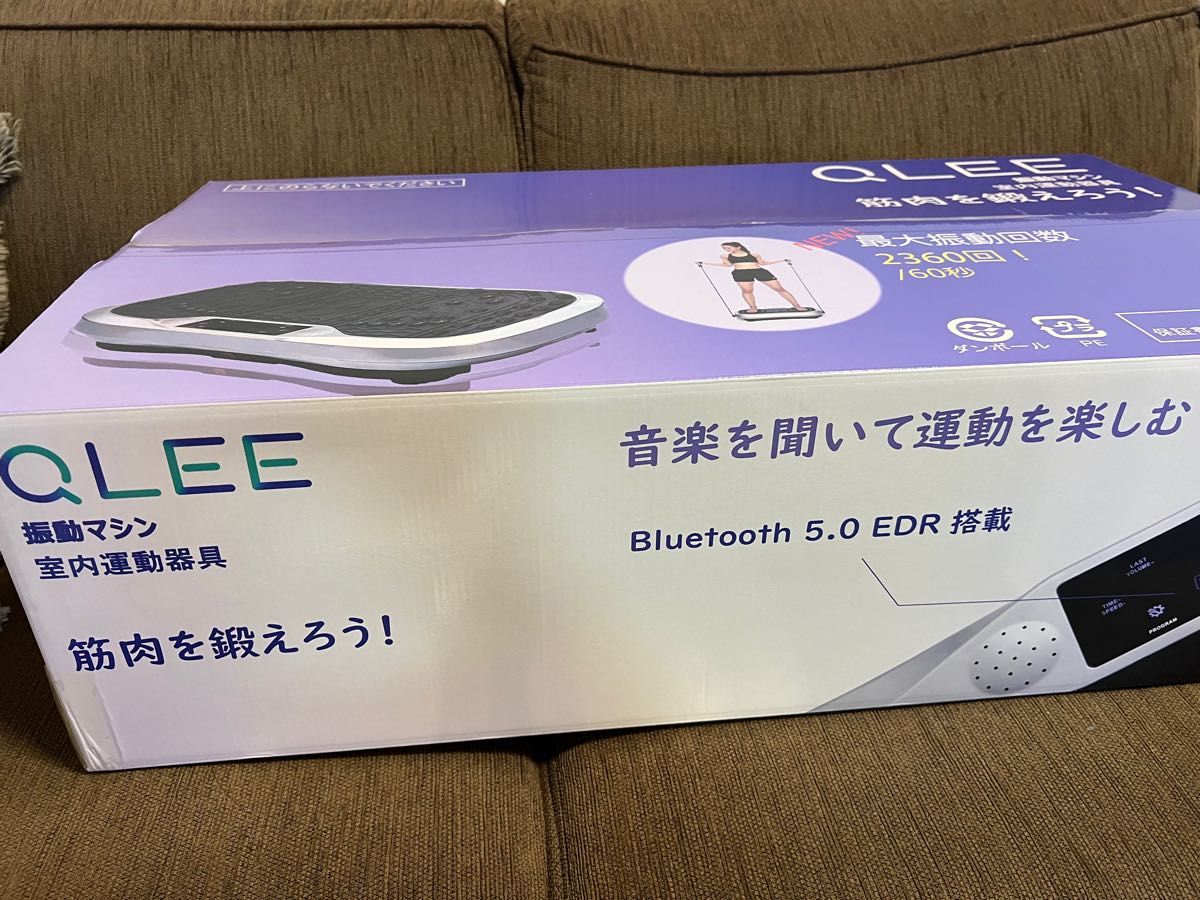 QLEE 3D 振動マシン バランスウェーブ  120段階 Bluetooth Music  