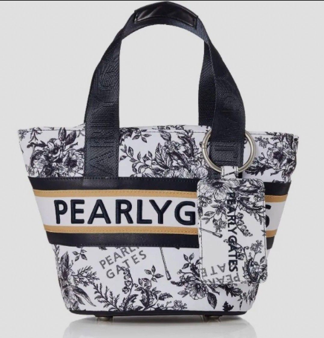 パーリーゲイツ PEARLY GATES 繊細花柄 カートバッグ ロッカーバック