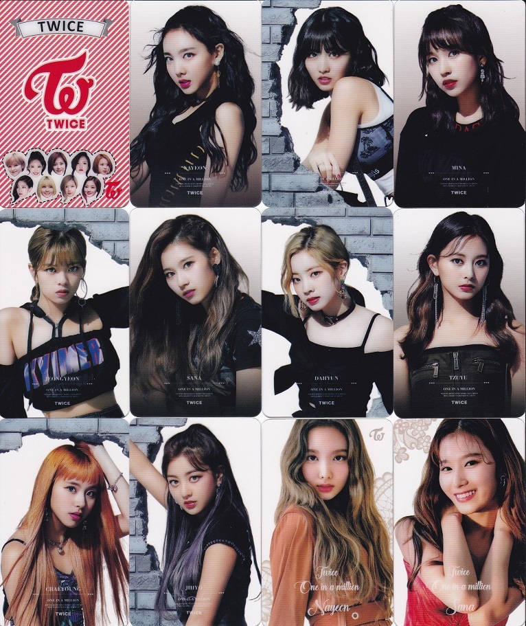 ☆ラスト！■TWICE/トゥワイス■写真付【透明カード25枚②】☆韓国ツウィ/モモ/ミナ/サナ/ナヨン/ジョンヨン/ダヒョン/チェヨン/ジヒョ_画像1