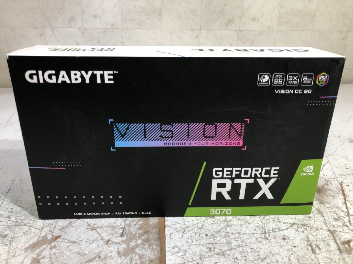 即納】 GeForce GIGABYTE RTX3070 8GD○E092A252 OC VISION GV-N3070