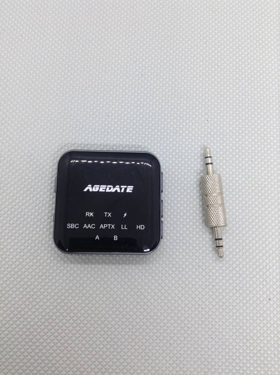 U561●AGEDATE Bluetooth トランスミッター レシーバー 送信/受信 中古_画像1