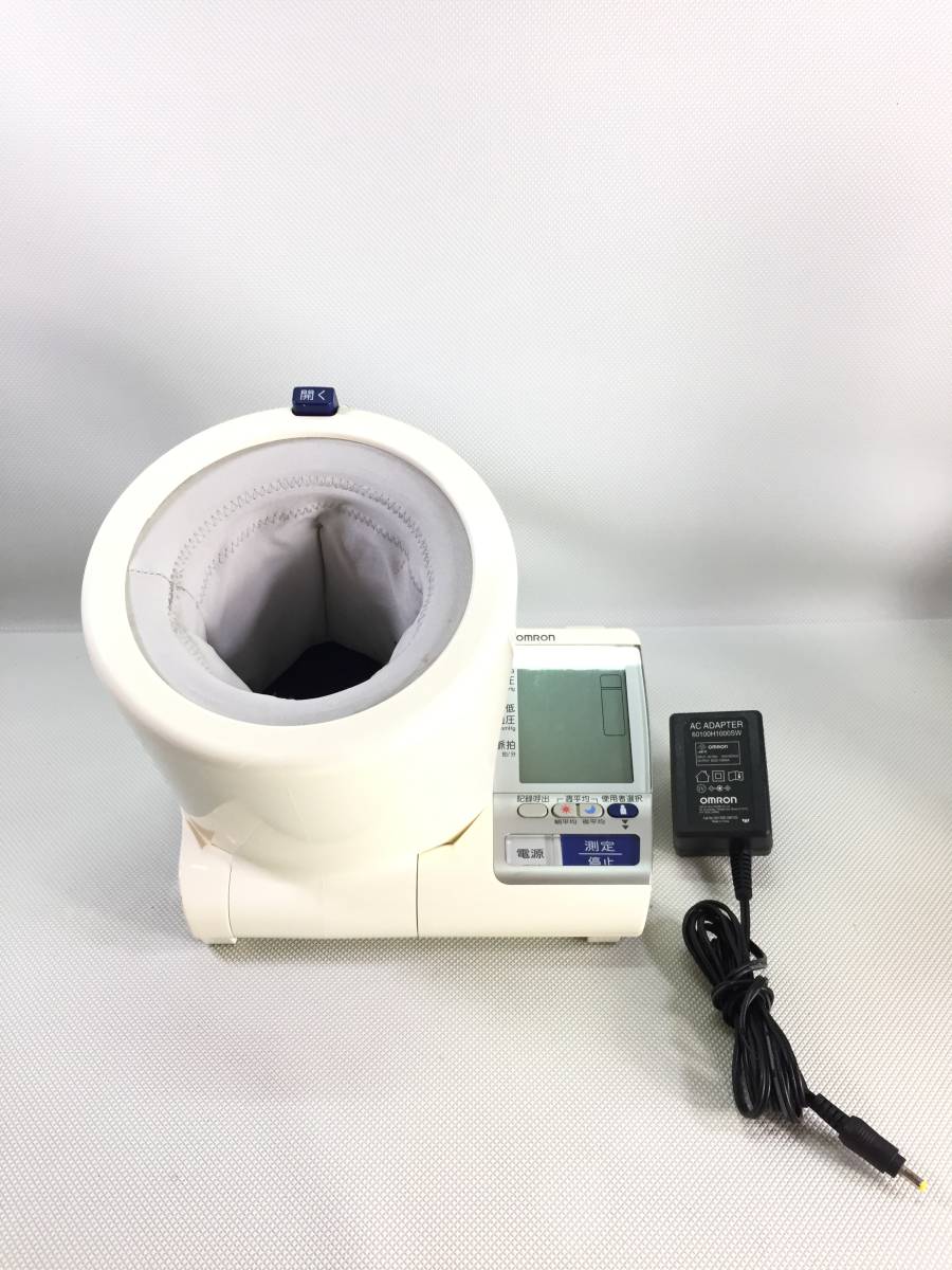 S2633●OMRON オムロン デジタル自動血圧計 上腕式 スポットアーム アームイン HEM-1010 保証あり_画像1