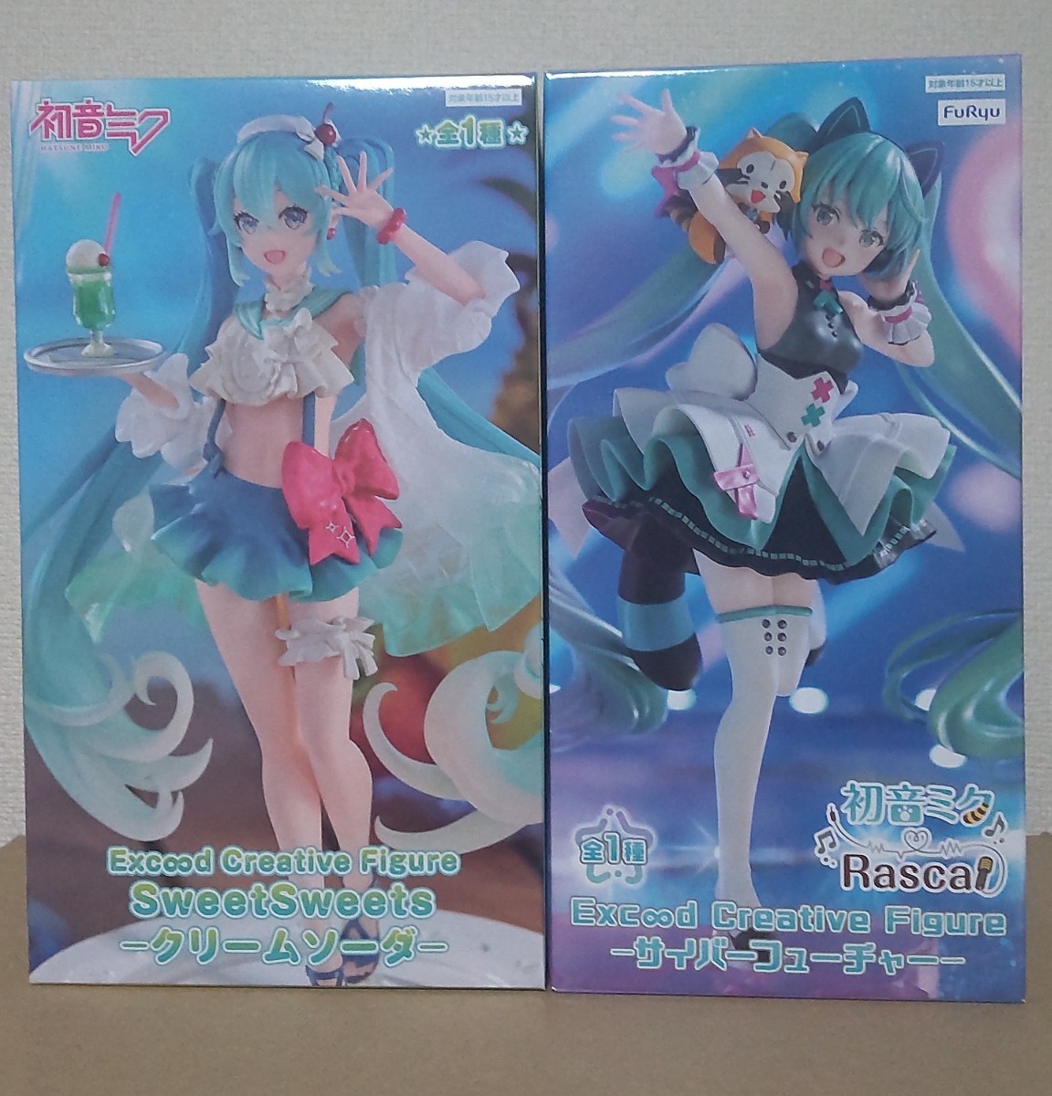 Sản phẩm 初音ミクExc∞d Creative Figure クリームソーダ、サイバー