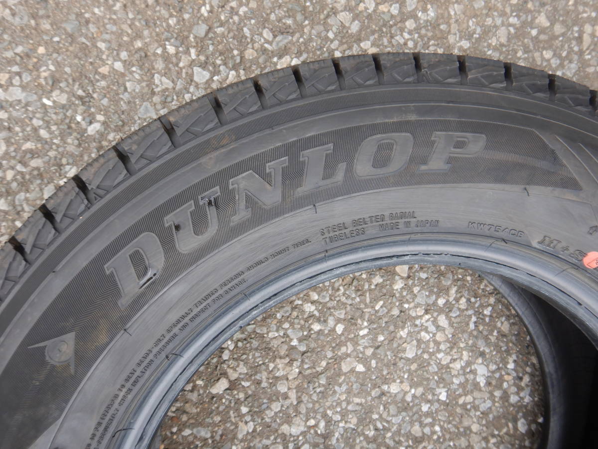 ★DUNLOP WINTERMAXX SJ8★175/80R15 90Q 残り溝:未使用に近い 2019年製 4本 MADE IN JAPAN_画像6