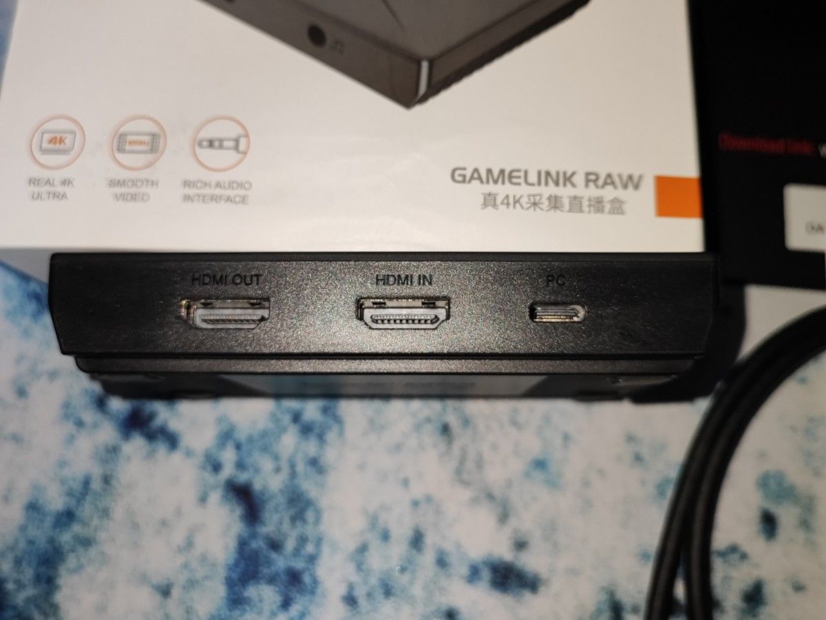 キャプチャーボード ezcap333 GAMELINK RAW USB3.0