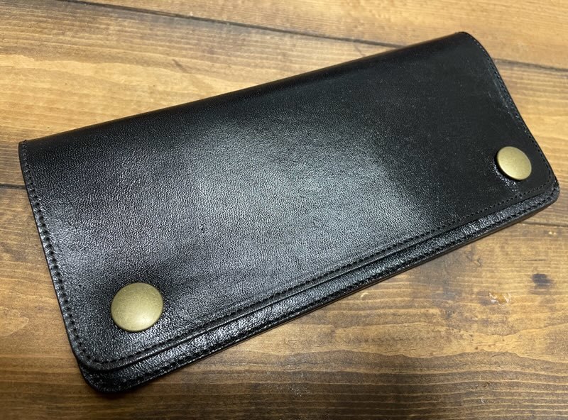 【公式ショップ】 B94 SALE! ホースハイド バイカーウォレットビンテージブラスTALON馬革コードバンSELEX ハンドメイド ブラック トラッカーロングウォレット 長財布(小銭入れあり) 【公式ショップ】 B94 SALE! ホースハイド バイカーウォレットビンテージブラスTALON馬革コードバンSELEX ハンドメイド ブラック トラッカーロングウォレット 長財布(小銭入れあり)