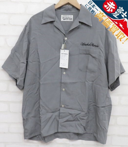 7T6217/未使用品 WACKO MARIA 23SS-WMS-OC14 50'S Shirt S/S Type 2 ワコマリア リヨセルオープンカラーシャツ