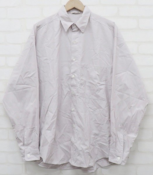 印象のデザイン 7T6157【クリックポスト対応】AURALEE WASHED 長袖