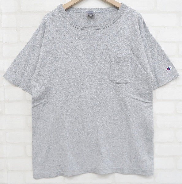 7T5815/Champion T1011 半袖ポケットTシャツ USA製 チャンピオン_画像2