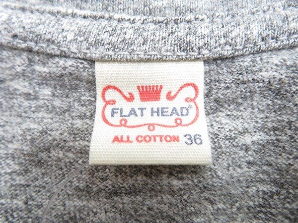 7T6480【クリックポスト対応】未使用品 フラットヘッド×ビルウォールレザー 半袖Tシャツ THE FLATHEAD_画像5