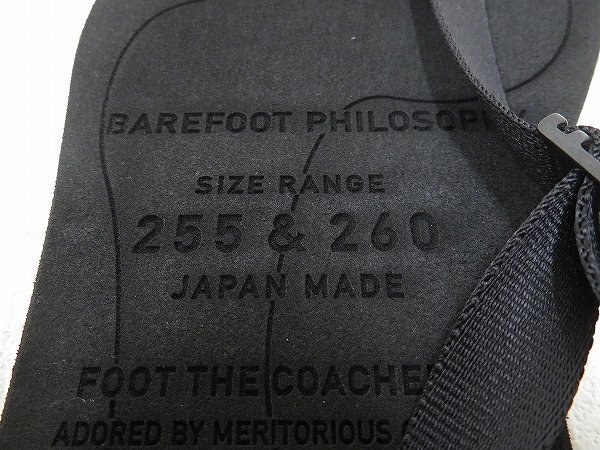 2S6818/ unused goods foot the coacher BAREFOOT SANDALS THICK SOLE foot The Coach .- Bear foot sandals 