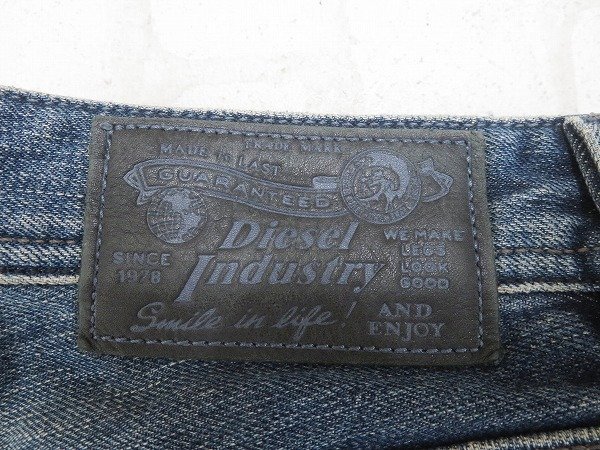 3P4223/ディーゼル LARKEE WASH 0073W クラッシュ加工デニム DIESEL_画像6