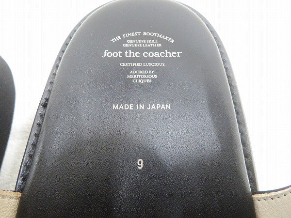 2S8121/未使用品 foot the coacher LACE UP SANDALS HARDNESS 60 SOLE フットザコーチャー レースアップサンダル ハードネス60ソール_画像6
