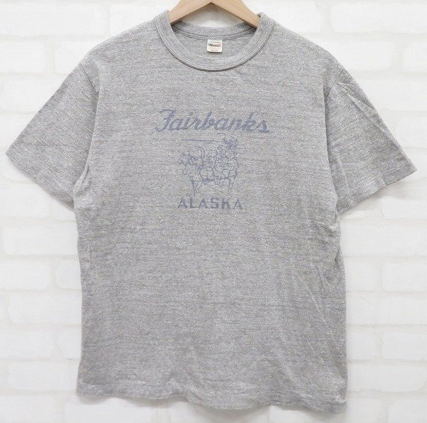 7T6521【クリックポスト対応】ウエアハウス Lot 4601 FAIRBANKS ALASKA 半袖Tシャツ WAREHOUSE_画像2