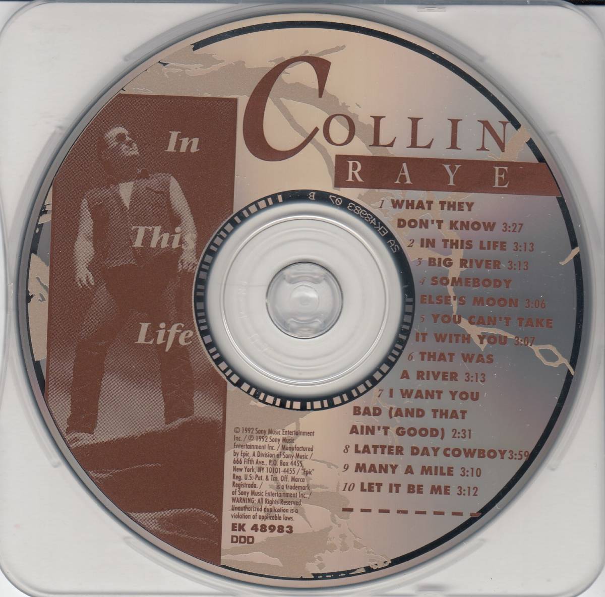 輸 Collin Raye In This Life◆規格番号■EK-48983◆送料無料■即決●交渉有_画像3