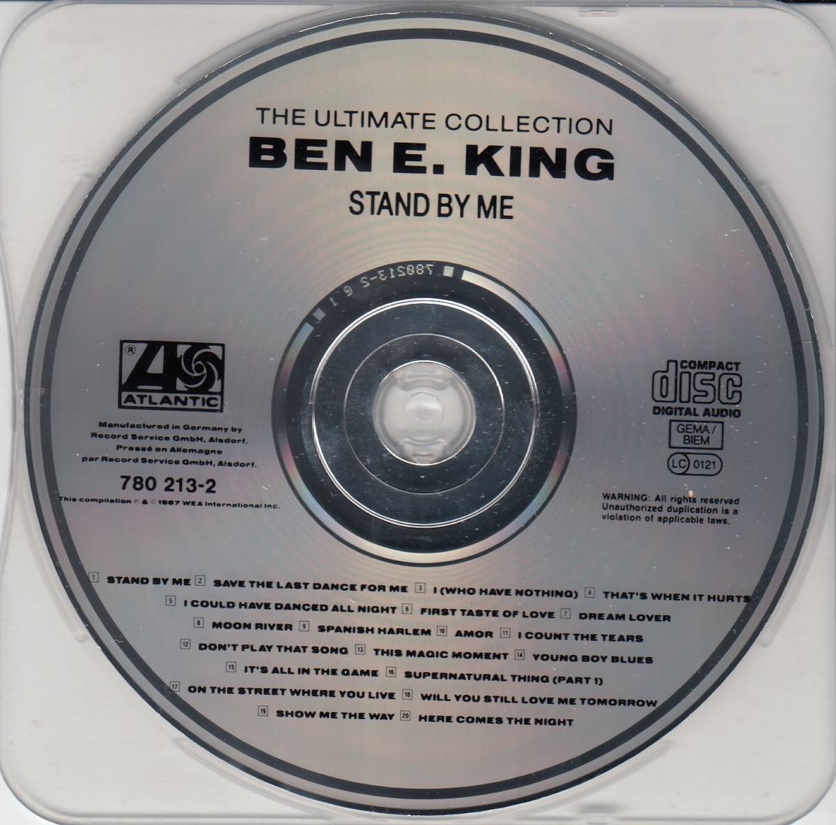 輸 Ben E. King The Ultimate Collection: Stand By Me◆規格番号■7802132◆送料無料■即決●交渉有_画像3