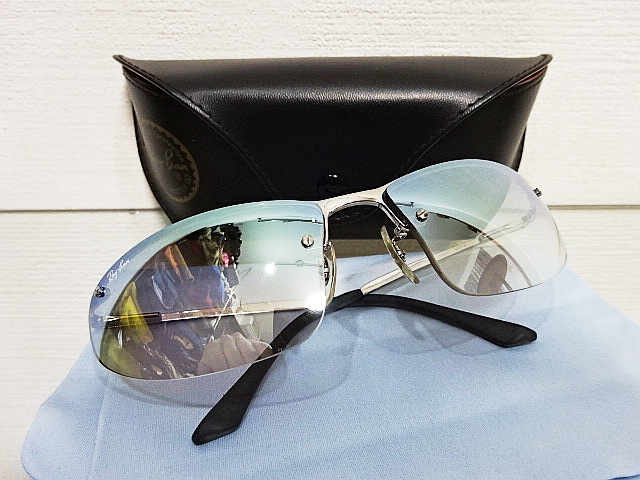 廃盤 極美品 RAYBAN RB3196 TOPBAR EXTREME 003/Z1 青 ブルーグラディエントミラー グラデーション レイバン サングラス/3183 3186 3179_画像1