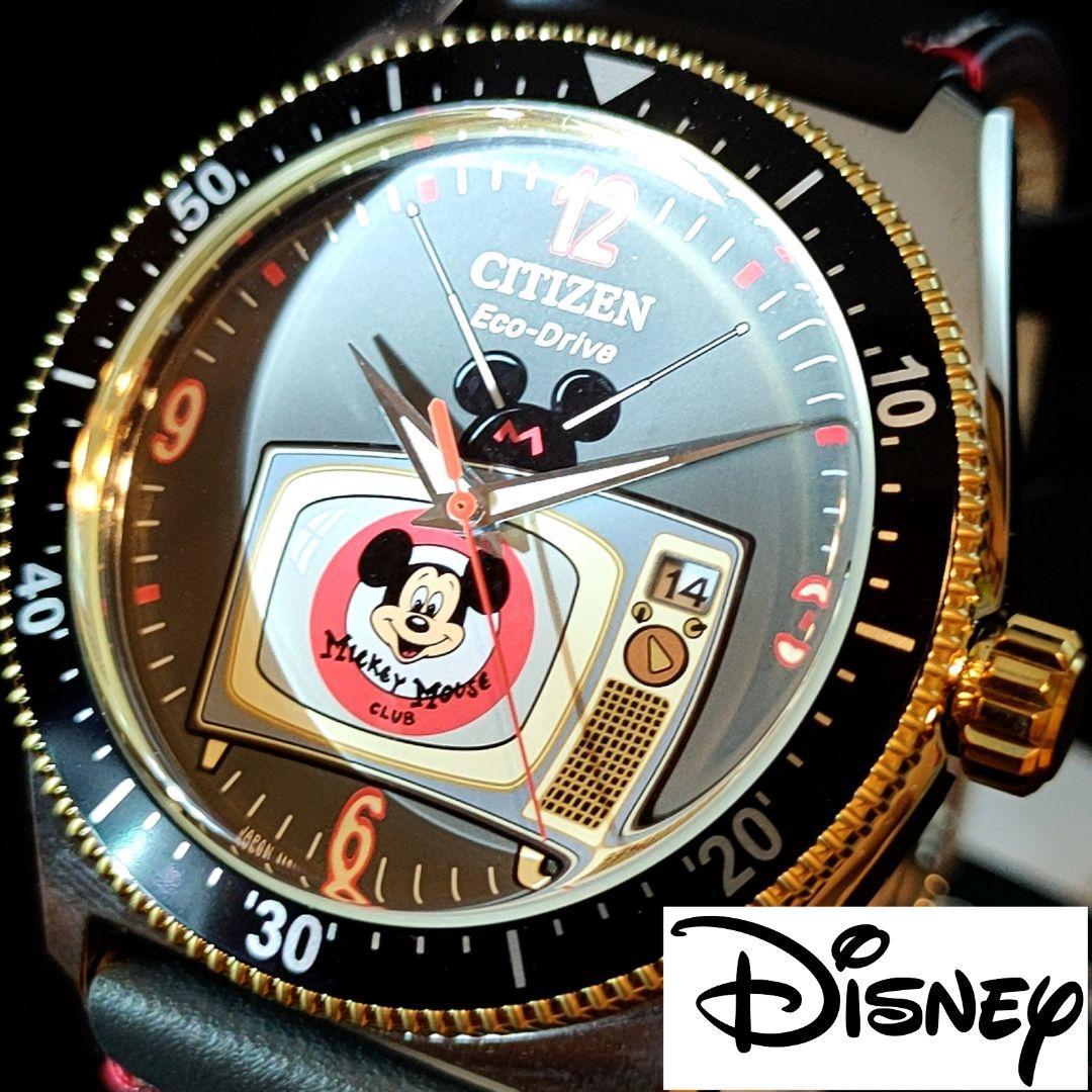 【Disney】CITIZEN/シチズン/メンズ.（レディース）腕時計/ミッキーマウス/ディズニー/プレゼントに/お洒落/mickey/激レア/レトロ感/希少