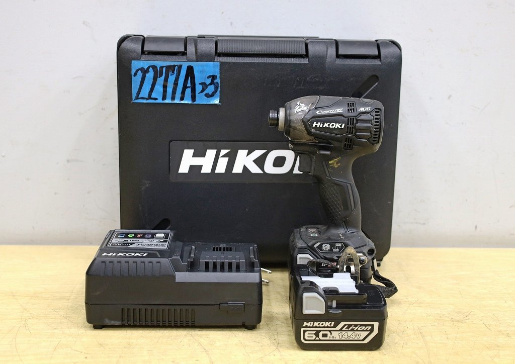 2277A23 HiKOKI ハイコーキ コードレスインパクトドライバー WH14DDL2/2LYPK 締付工具