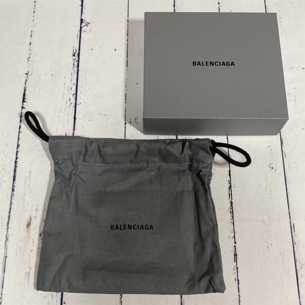 【BALENCIAGA】 BIFOLD WALLET 送料込み/中古品/ブラック/バレンシアガ/二つ折り財布