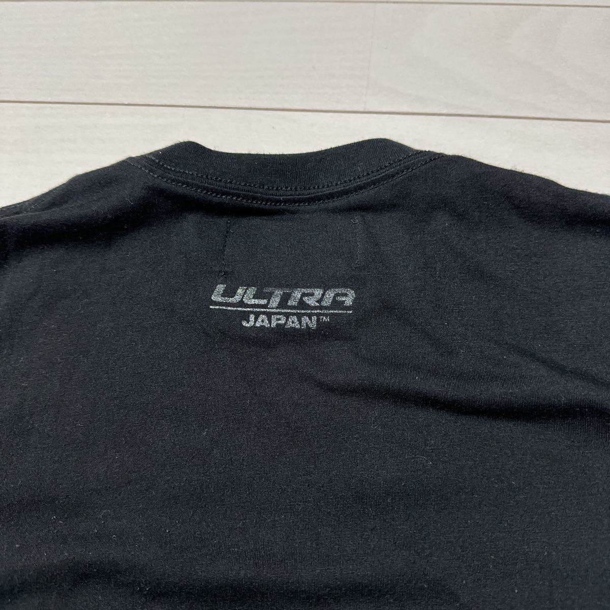 ULTRA JAPAN usedTシャツ Mサイズ 黒 スタッズ　ウルトラ　ジャパン_画像3