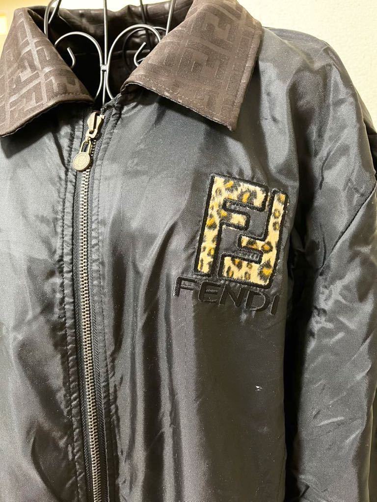 フェンディ FENDI リバーシブル ブルゾン コート スタジャン フェンディ FENDI リバーシブル ブルゾン コート スタジャン