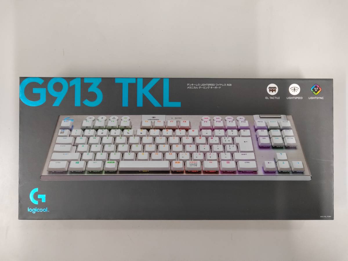 G913 TKL タクタイル 白-