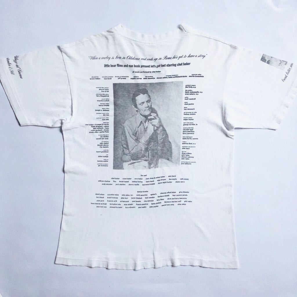 80's Vintage T shirt/BRUCE WEBER/Chet baker/let*s get lost 80's Vintage T shirt/BRUCE WEBER/Chet baker/let*s get lost