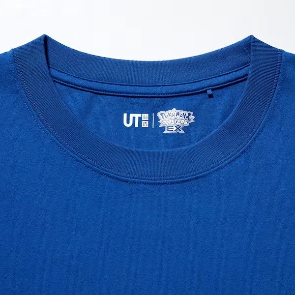 ユニクロ　ポケモンマスターズ EX UT グラフィックTシャツ（半袖・オーバーサイズフィット）　ブルー　Ｌサイズ　新品未使用タグ付