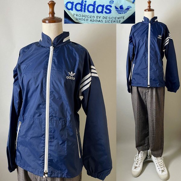 ☆ 名作 80年代 日本デサント製 ビンテージ アディダス ADIDAS