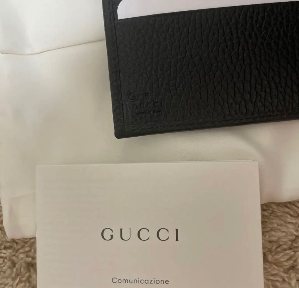 新品未使用】GUCCI グッチ 二つ折り財布 ブラック 折財布｜Yahoo