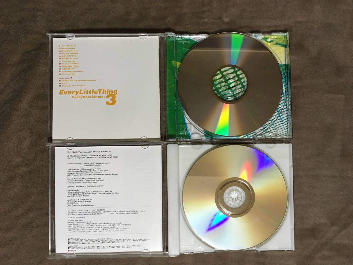 【 送料無料！!・まとめて2セット・再生確認済商品 】★ELT ベスト盤◇Every Little Thing・Every Best Single＋3 ＆ Every Ballad Songs★